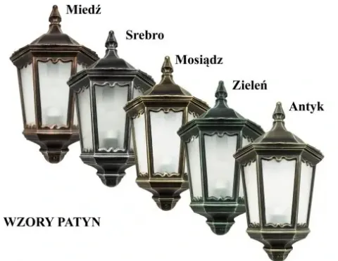 Lampa elewacyjna KINKIET ogrodowy Retro Maxi dół - stylowy dodatek do domu