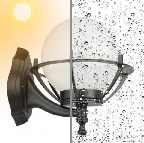 Lampa elewacyjna KINKIET ogrodowy Kule 200 - doskonałe oświetlenie
