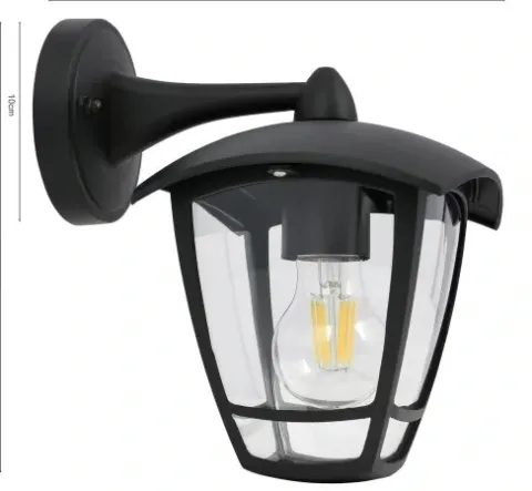 Lampa elewacyjna LED kinkiet ogrodowy LATARNIA E27