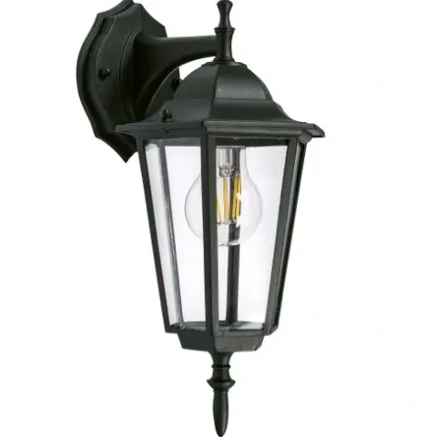 Lampa elewacyjna LED kinkiet ogrodowy LATARNIA E27