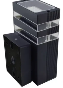 Lampa elewacyjna LED kinkiet ogrodowy Antracyt 1xGU10 aluminium IP54