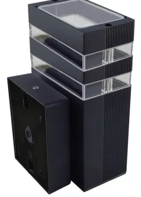 Lampa elewacyjna LED kinkiet ogrodowy Antracyt 1xGU10 aluminium IP54