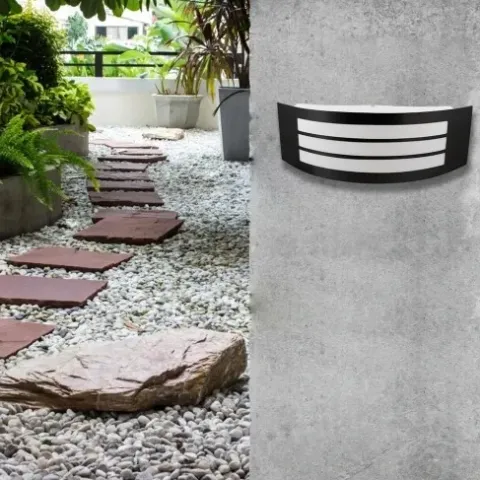 Lampa kinkiet ogrodowy elewacyjna zewnętrzna E27