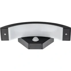 LAMPA KINKIET ZEWNETRZNY ELEWACYJNY LED 12W Z CZUJNIKIEM RUCHU I ZMIERZCHU