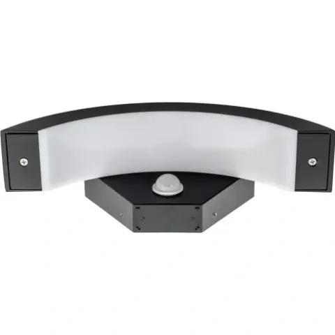 LAMPA KINKIET ZEWNETRZNY ELEWACYJNY LED 12W Z CZUJNIKIEM RUCHU I ZMIERZCHU