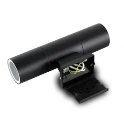 LAMPA KINKIET ZEWNĘTRZNY METAL ELEWACYJNY IP54 GU10 CZARNY
