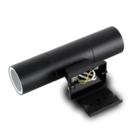 LAMPA KINKIET ZEWNĘTRZNY METAL ELEWACYJNY IP54 GU10 CZARNY