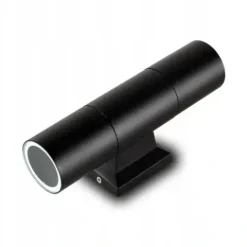 LAMPA KINKIET ZEWNĘTRZNY METAL ELEWACYJNY IP54 GU10 CZARNY