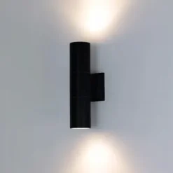 LAMPA KINKIET ZEWNĘTRZNY METAL ELEWACYJNY IP54 GU10 CZARNY