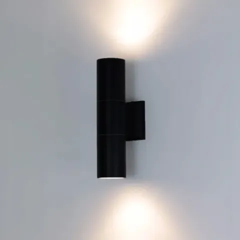 LAMPA KINKIET ZEWNĘTRZNY METAL ELEWACYJNY IP54 GU10 CZARNY