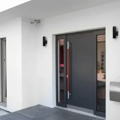 LAMPA KINKIET ZEWNĘTRZNY METAL ELEWACYJNY IP54 GU10 CZARNY