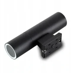 LAMPA KINKIET ZEWNĘTRZNY METAL ELEWACYJNY IP54 GU10 CZARNY