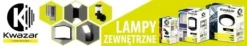 LAMPA KINKIET ZEWNĘTRZNY METAL ELEWACYJNY IP54 GU10 CZARNY