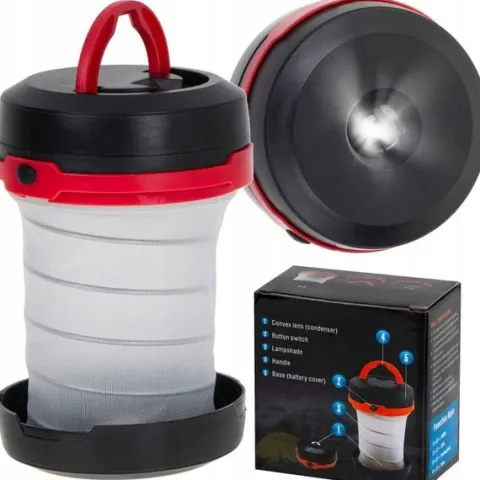 LAMPA LATARKA TURYSTYCZNA BIWAKOWA KEMPINGOWA LED