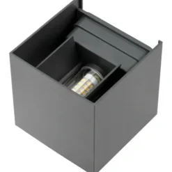 Lampa Ogrodowa Ścienna Kinkiet Elewacyjny Zewnętrzny GÓRA DÓŁ + LED G9 5W