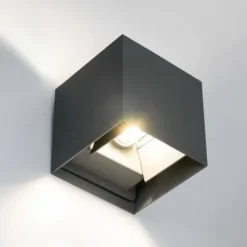 Lampa Ogrodowa Ścienna Kinkiet Elewacyjny Zewnętrzny GÓRA DÓŁ + LED G9 5W