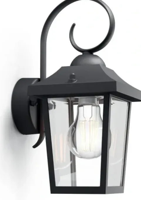 Lampa Ogrodowa LED Kinkiet Elewacyjny BUZZARD E27 IP44 Latarnia PHILIPS