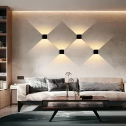 Lampa Ogrodowa REGULOWANA Kinkiet Elewacyjny LED