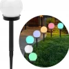 LAMPA SOLARNA OGRODOWA RGB Gruntowa KULA 3665