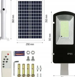 Lampa uliczna Interlook 800 W 80000 lm zasilanie solarne