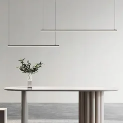 Lampa wisząca MONAKO DUO LED długa nad stół nowoczesna 210cm slim Wobako