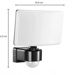 LAMPA ZEWNĘTRZNA HALOGEN LED 30W Z CZUJNIK RUCHU ZMIERZCHU REGULOWANA