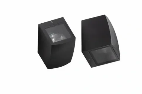Lampa zewnętrzna kinkiet elewacyjny REZIA 1 czarna