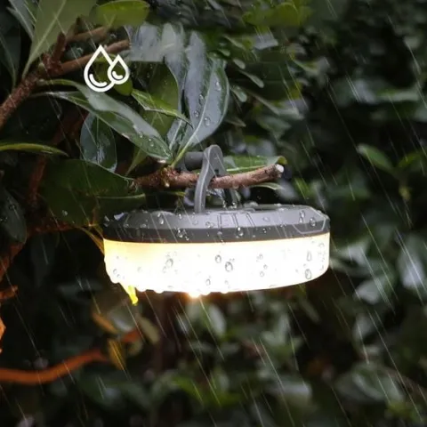 LAMPKA KEMPINGOWA DO NAMIOTU ZEWNĘTRZNEGO, BAJKOWA LAMPKA LED USB 1800MAH