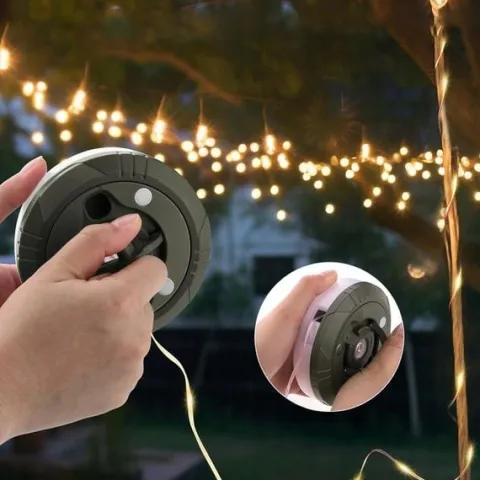 LAMPKA KEMPINGOWA DO NAMIOTU ZEWNĘTRZNEGO, BAJKOWA LAMPKA LED USB 1800MAH
