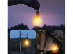 Lampka lampa solarna turystyczna led żarówka do ogrodu kemping biwak