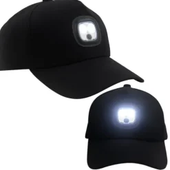 Lampka led do czapki z lampką latarką led ładowana usb 3 tryby świecenia