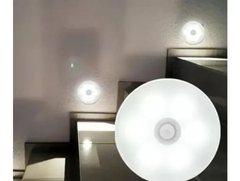 Lampka nocna czujnik zmierzchu ruchu magnetyczna bezprzewodowa led