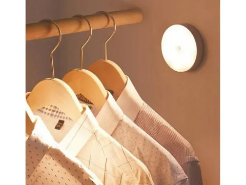 Lampka nocna czujnik zmierzchu ruchu magnetyczna bezprzewodowa led