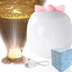 Lampka nocna gwiezdny projektor Galaxy