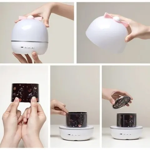 Lampka nocna gwiezdny projektor Galaxy