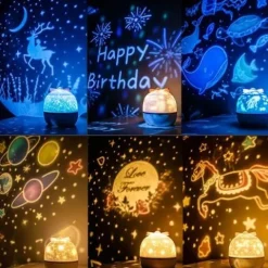 Lampka nocna gwiezdny projektor Galaxy