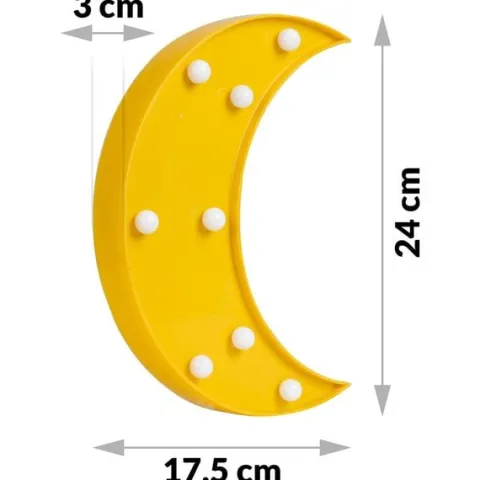 Lampka nocna księżyc Nukido 740920