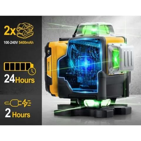 Laser krzyżowy w walizce + statyw Humberg HM-171
