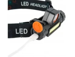 Latarka czołowa z magnesem czołówka 4w1 lampka cob