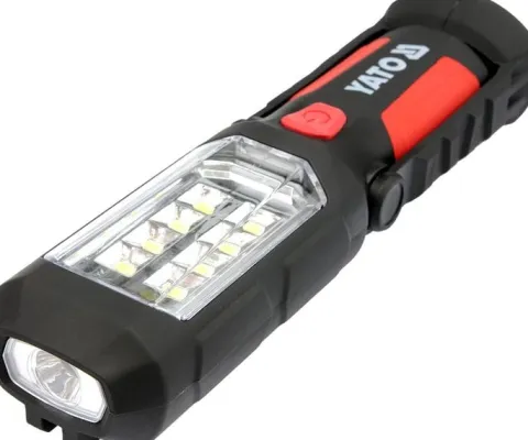 LATARKA WARSZTATOWA 2W1 LED MAGNET 3XAA - YT-08513