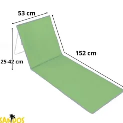 Leżak plażowy do opalania składany FALDE