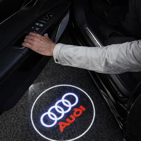 LED LOGO PROJEKTOR do AUDI A3 A4 A5 A6 A7 A8 Q3 Q5 Q7 R8 TT HD