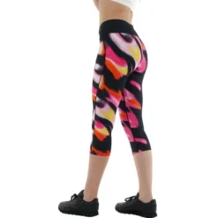 Legginsy 3/4 Asics FuzeX Knee Tight damskie getry sportowe termoaktywne XS
