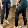 Legginsy DAMSKIE NAPISY MODNE WYGODNE KOLORY L/XL