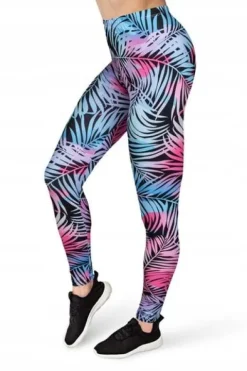 Legginsy Leginsy damskie sportowe kolorowe S M L