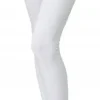 legginsy leginsy getry wyszczuplające damskie bawełna białe S 34