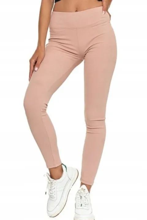 Legginsy Moraj Leginsy damskie 1500-013 Legginsy PRĄŻEK beż r. S/M