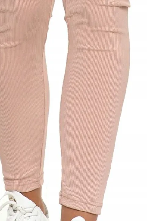 Legginsy Moraj Leginsy damskie 1500-013 Legginsy PRĄŻEK beż r. S/M