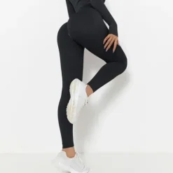 LEGGINSY sportowe LEGINSY PUSH UP MODELUJĄCE z marszczeniem WYSOKI STAN