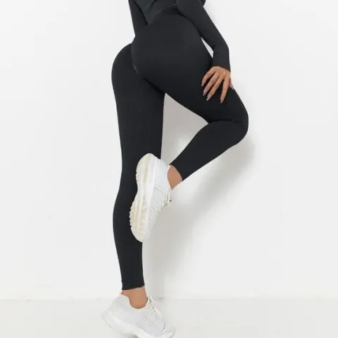 LEGGINSY sportowe LEGINSY PUSH UP MODELUJĄCE z marszczeniem WYSOKI STAN